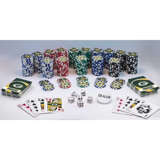 Green Bay Packers 300 Piece Poker Set – Play with Team Spirit!