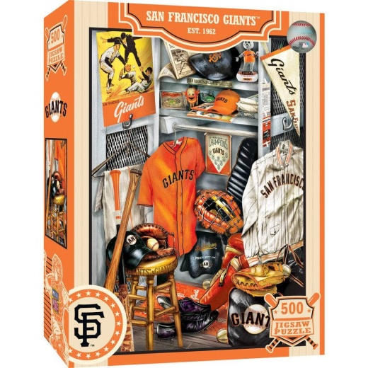San Francisco Giants - Locker Room 500 Piece Jigsaw Puzzle