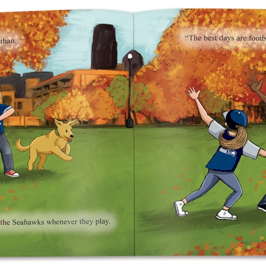 The Home Team Seattle Seahawks Children's Book