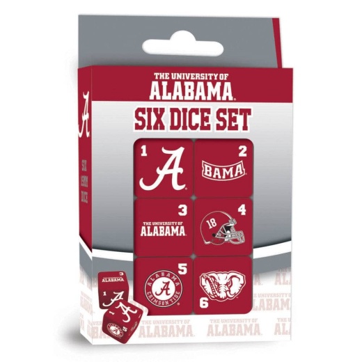 Alabama Crimson Tide Dice Set - 19Mm