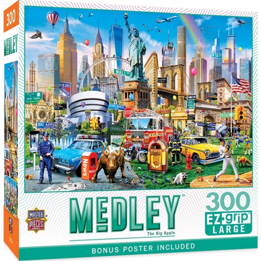 Medley - The Big Apple 300 Piece Ez Grip Jigsaw Puzzle