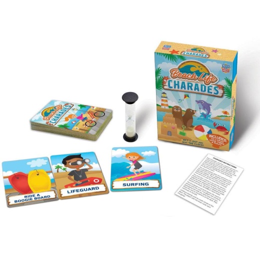 Beach Life Charades Card Game by MasterPieces
