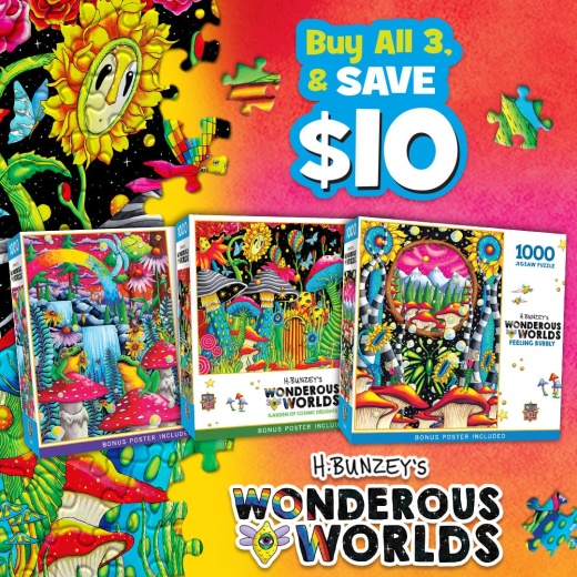 Wonderous World 1000Pc 3-Pack 2024