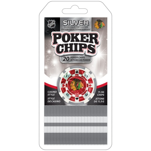 Chicago Blackhawks 20 Piece Poker Chips - Masterpieces