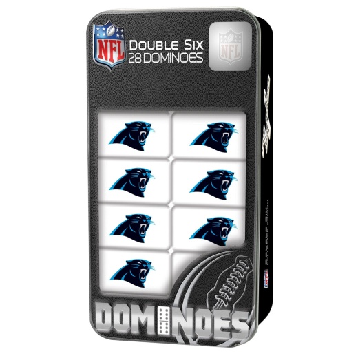 MasterPieces NFL Carolina Panthers Dominoes Set