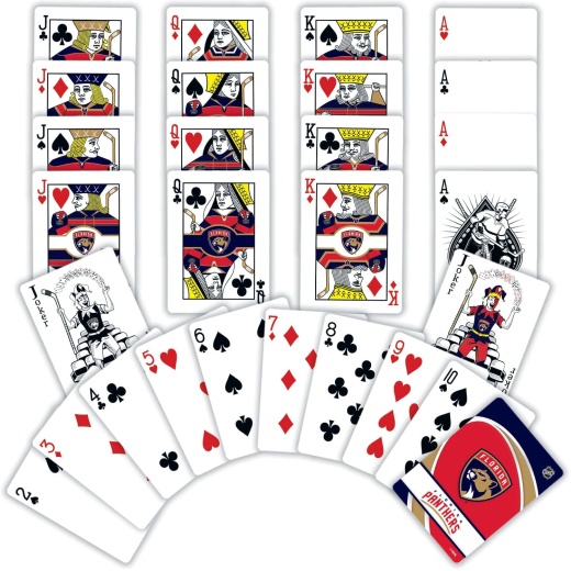 Florida Panthers Playing Cards - 54 Card Deck