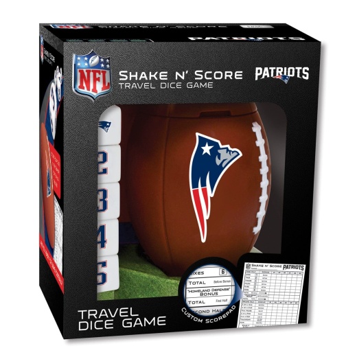 New England Patriots Shake N' Score Dice Game