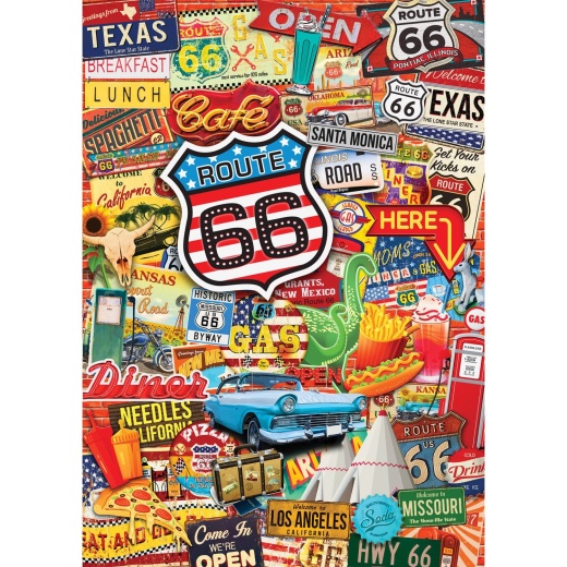 Masterpieces World's Smallest Route 66 1000 Piece Jigsaw Puzzle