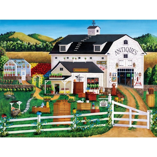 MasterPieces Town & Country - Jodi's Antique Barn 300 Piece EZ Grip Jigsaw Puzzle