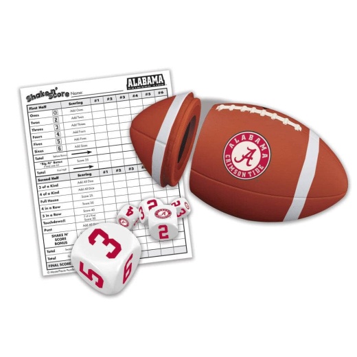 Alabama Crimson Tide Shake N' Score Dice Game