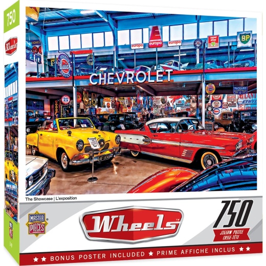 Masterpieces Wheels - The Showcase 750 Piece Jigsaw Puzzle