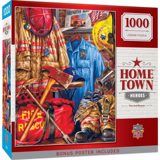 Hometown Heroes - Fire And Rescue 1000 Piece Jigsaw Puzzle