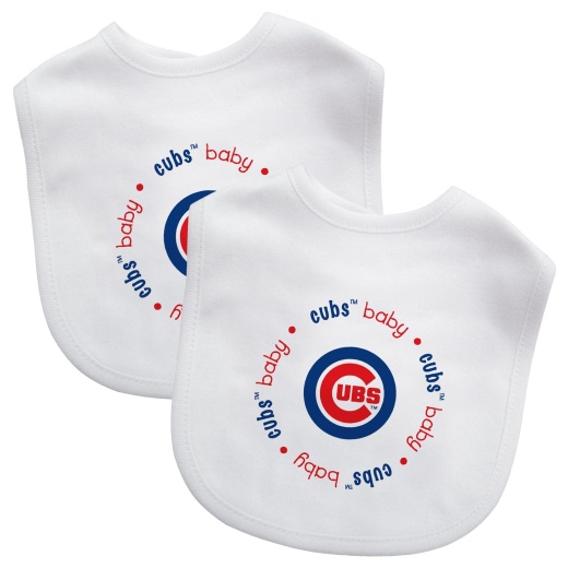 Chicago Cubs Baby Bibs 2-Pack - Perfect for Young Fans!