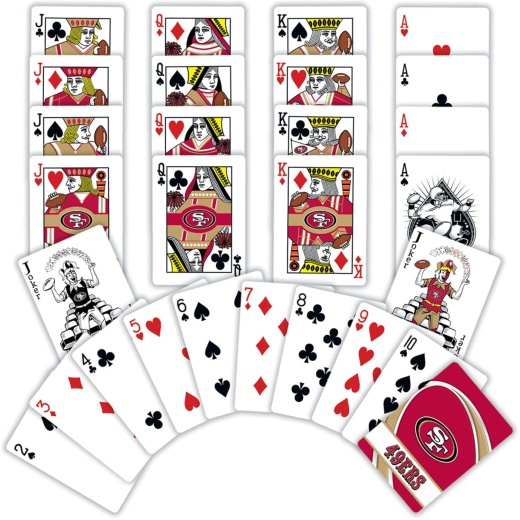 San Francisco 49Ers Playing Cards - 54 Card Deck