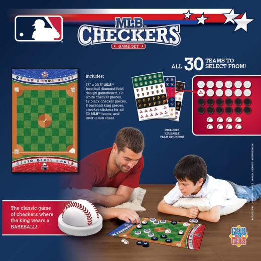 MasterPieces MLB Checkers Board Game