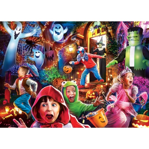 Masterpieces Glow In The Dark - Scared Silly 500 Piece Jigsaw Puzzle