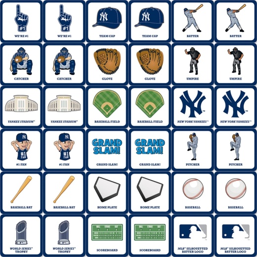 New York Yankees Matching Game – Perfect for Family Bonding