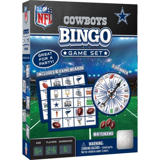 Dallas Cowboys Bingo Game - Game Night Fun for NFL Fans