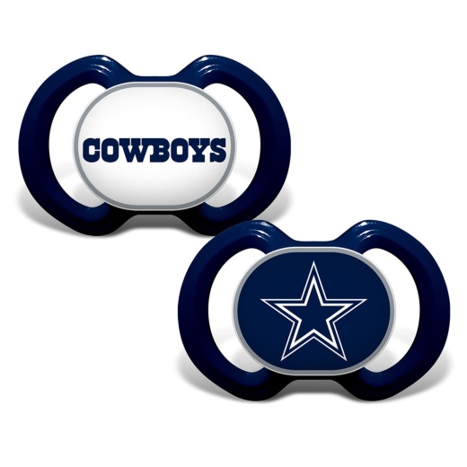 Dallas Cowboys Pacifier 2-Pack