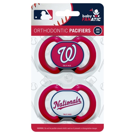 Washington Nationals - Pacifier 2-Pack