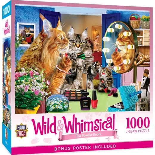 Wild & Whimsical - The Powder Room 1000 Piece Jigsaw Puzzle