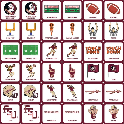 Florida State Seminoles Matching Game