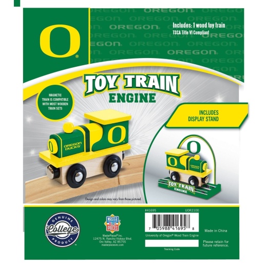 Oregon Ducks Toy Train Engine - Officially Licensed MasterPieces NCAA Train