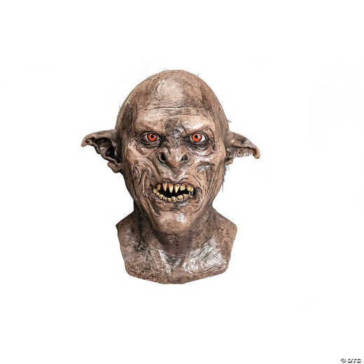 The Lord of the Rings: The Two Towers Snaga the Orc Latex Sculpted Mask