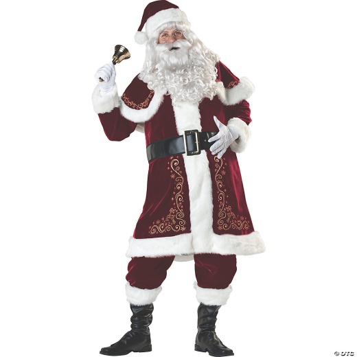 Men's Jolly Ol' St Nick Costume - Extra Large