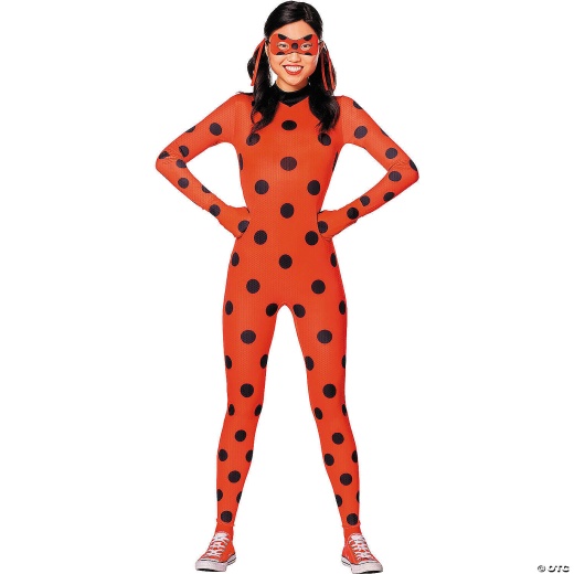 Adults Miraculous: Tales Of Ladybug & Cat Noir™ Ladybug Costume - Large 12-14