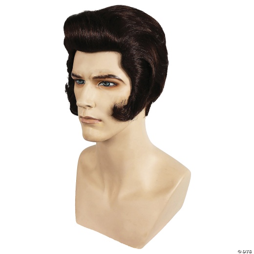 Deluxe 50'S Rocker Wig Black