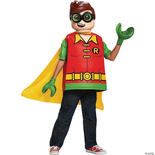 Kids Classic Lego Robin Costume - Medium