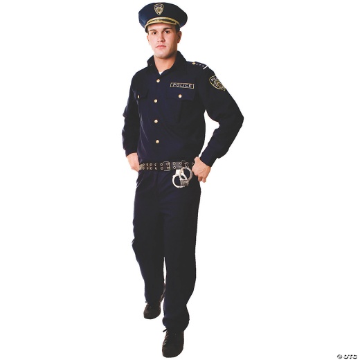 Men's Police Costume - Extra Large