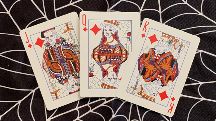 Grandmasters Black Widow Spider Playing Cards USPCC