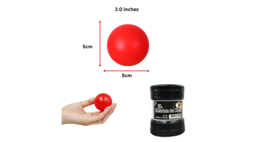 Return Ball (Red, 2") by JL Magic - Elevate Your Magic Skills Today!
