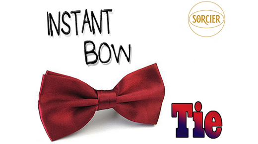 Instant Bow Tie (Red) By Sorcier Magic - Trick