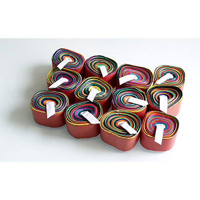 Mouth Coil 50Ft (12/Rainbow) By Premium Magic - Trick Magic Prop