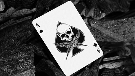 Feather & Bone: The Chrome Hearts (Foil) Playing Cards By Joel Meyers