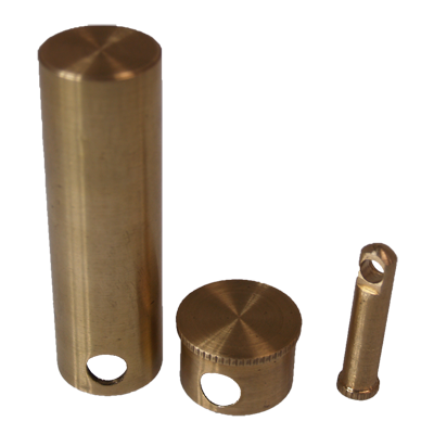 Pro Bill Tube (Brass) By Premium Magic - Trick