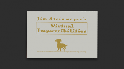 Virtual Impuzzibilities By Jim Steinmeyer - Book