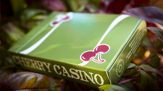 Cherry Casino (Sahara Green) Playing Cards