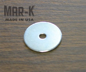 Zinc-Plated Steel 1 1/2 X 5/16 Round Hole