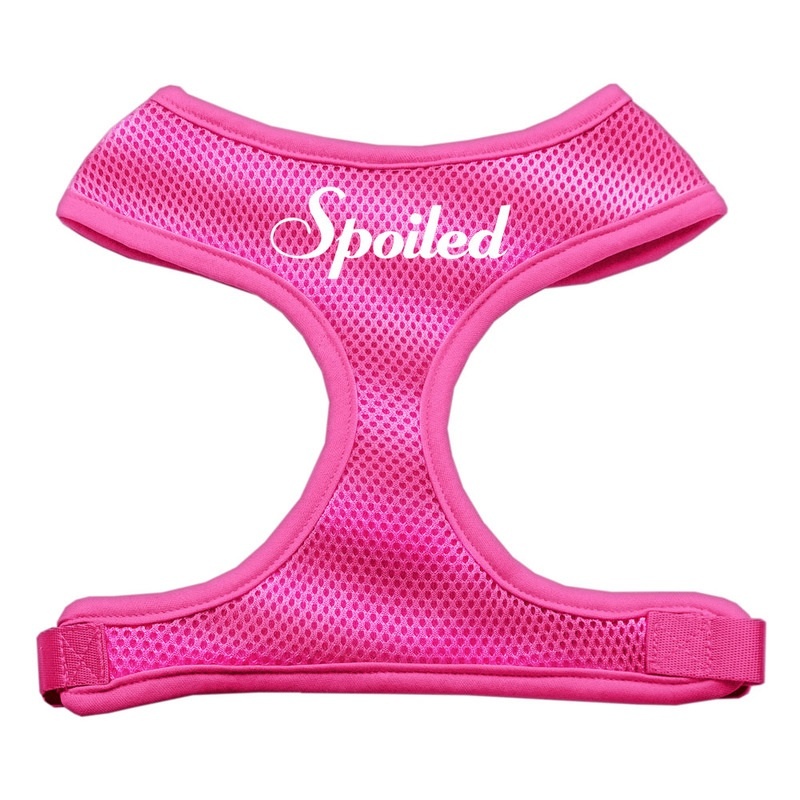 Spoiled Design Soft Mesh Pet Harness Pink Small