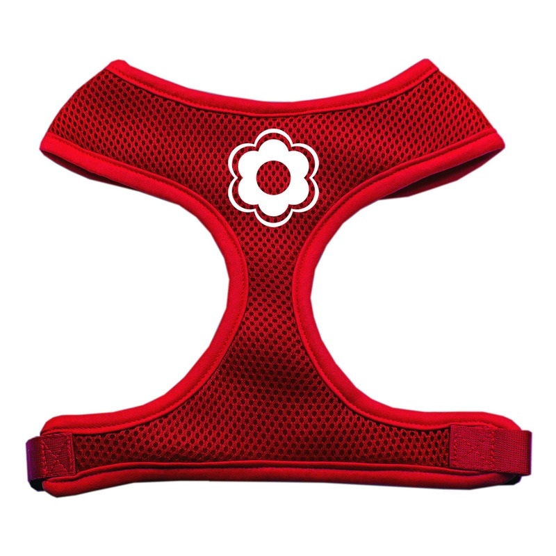 Daisy Design Soft Mesh Pet Harness Red Large