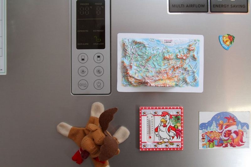 Russia Raised Relief Map, Souvenir Size