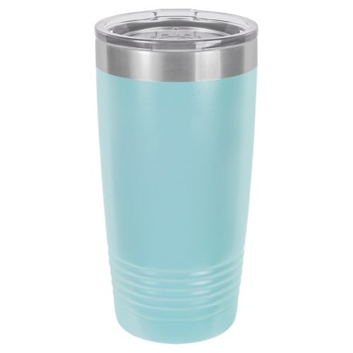20 Ounce Stainless Steel Lite Blue Polar Camel Tumblers With Lid