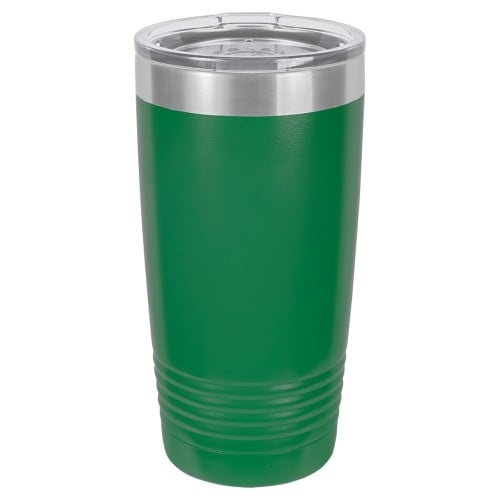 20 Ounce Stainless Steel Green Polar Camel Tumblers With Lid