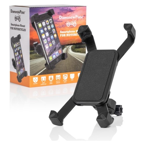 Adjustable Motorcycle/Bicycle Large Phone Mount With Swivel Joint