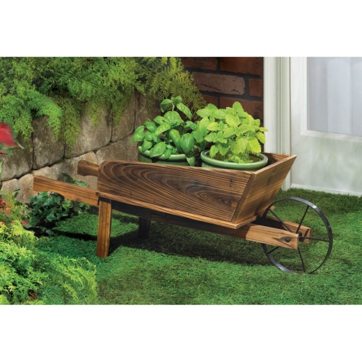 Country Flower Cart Planter by Accent Plus