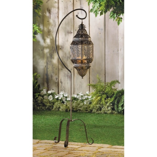 Accent Plus Moroccan Candle Lantern Stand